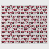 Cute Baby Girl Slippers Wrapping Paper ラッピングペーパー (フラット)