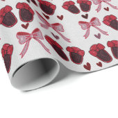 Cute Baby Girl Slippers Wrapping Paper ラッピングペーパー (ロールコーナー)