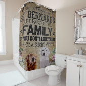 cute baby Golden Retriever シャワーカーテン (インサイチュ)