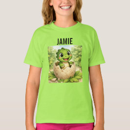 Cute Baby Hatchling Dinosaur Tシャツ