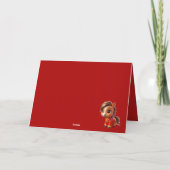 Cute Baby Horse Chinese New Year 2026 with texts G シーズンカード (裏面)