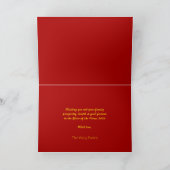 Cute Baby Horse Chinese New Year 2026 with texts G シーズンカード (内部)