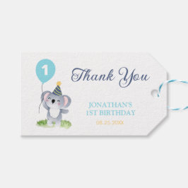Cute Baby Koala Balloon Birthday ギフトタグ