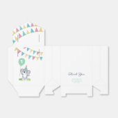 Cute Baby Koala Balloon Party Flag Birthday フェイバーボックス (折り畳みなし)