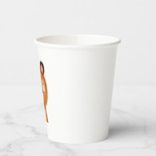 Cute baby leopard 紙コップ (左)