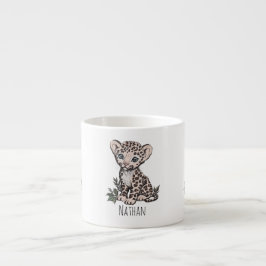 Cute Baby Leopard Boy Kids Mug エスプレッソカップ