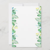 Cute Baby Lion Baby Shower Invitation 招待状 (裏面)