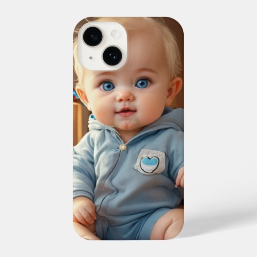 Cute Baby Logo iPhone 14 Slim Fit Case – Glory iPhoneケース (裏面)