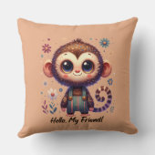 Cute Baby Monkey クッション (裏面)