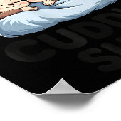 Cute Baby Monkey Lovers This Is My Cuddle  ポスター (角)