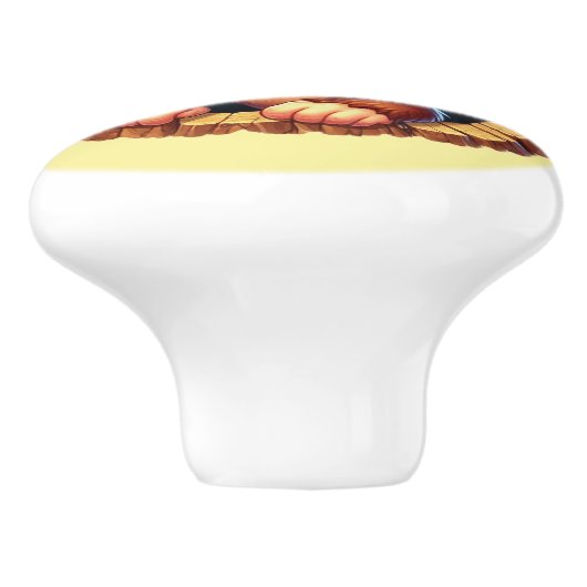 Cute baby monkey unisex セラミックノブ (側面)