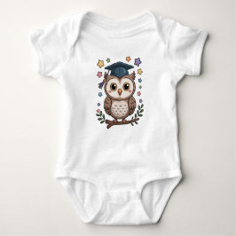 Cute Baby Owl ベビーボディスーツ