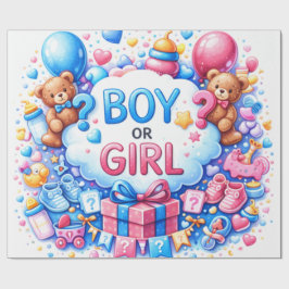 Cute Baby Pattern Wrapping Paper ラッピングペーパー