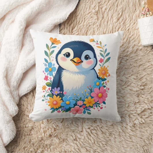 cute baby penguin クッション (ブランケット)