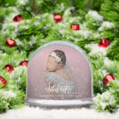 Cute Baby Photo Christmas Birth Announcement (クリスマス)