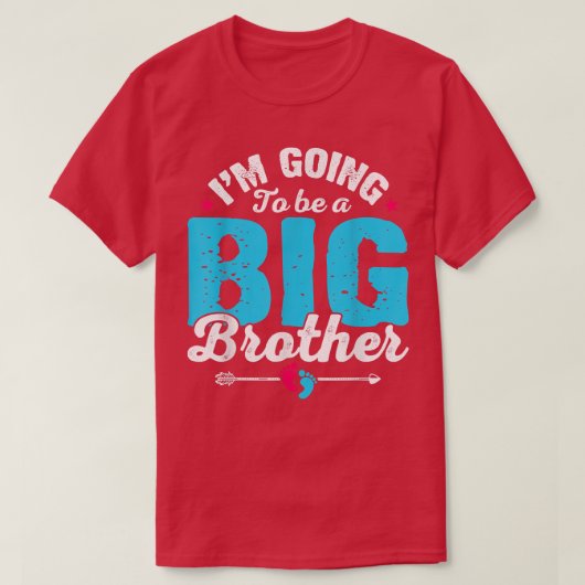 Cute Baby Pregnancy Promoted Big Bro Soon To Be Br Tシャツ (デザイン正面)