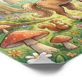 Cute Baby Sagittarius Zodiac Wall Art Poster ポスター (角)