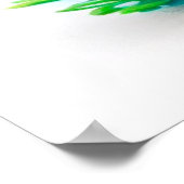 Cute Baby Sea Turtle Illustration – Adorable Ocean ポスター (角)