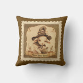 Cute Baby Sheep Halloween Baa Baa Boo  クッション (裏面)