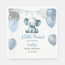 Cute Baby Shower blue Elephant Boy Balloons 