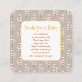 Cute Baby Shower Books for Baby Enclosure Card  エンクロージャーカード