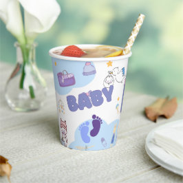 Cute Baby Shower Gift Bag 紙コップ