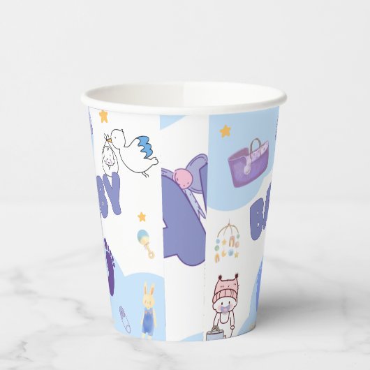 Cute Baby Shower Gift Bag 紙コップ (左)