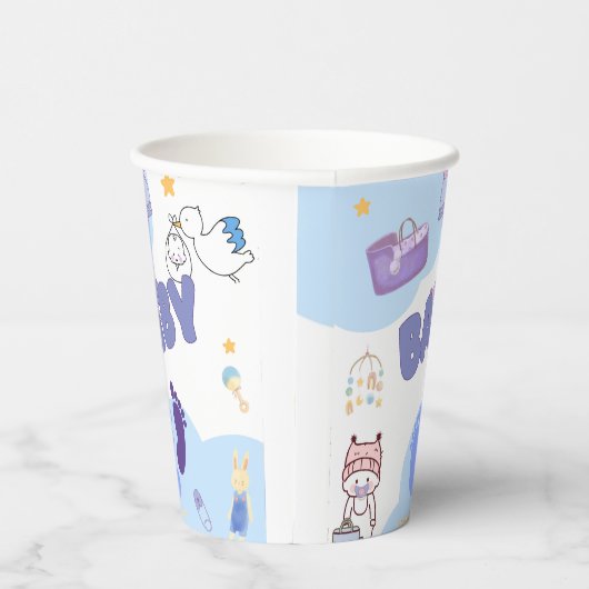 Cute Baby Shower Gift Bag 紙コップ (右)