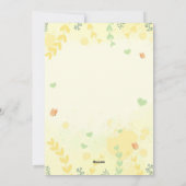 Cute Baby Shower Invitation – Gender Neutral” シーズンカード (裏面)