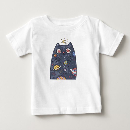 Cute Baby T-Shirt | Personalized Name Tee  ベビーTシャツ (正面)