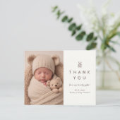 Cute Baby Thank Yiou Card for Gifts ポストカード (スタンド正面)