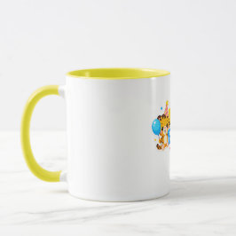 Cute Baby Tiger Happy Birthday Coffee Mug マグカップ