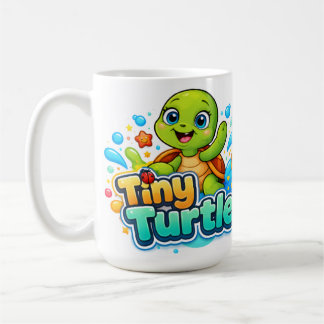 Cute Baby Turtle コーヒーマグカップ