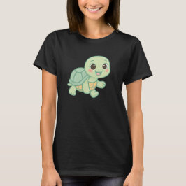 Cute Baby Turtle Walking Tシャツ