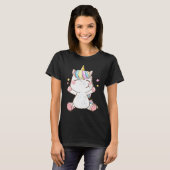 Cute Baby Unicorn Magical Unicorns Fantasy Animal Tシャツ (正面フル)