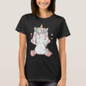 Cute Baby Unicorn Unicorns Magical Creature Fans Tシャツ (正面)