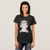 Cute Baby Unicorn Unicorns Magical Creature Fans Tシャツ (正面フル)