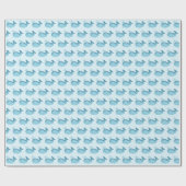Cute Baby Whale Wrapping Paper ラッピングペーパー (フラット)