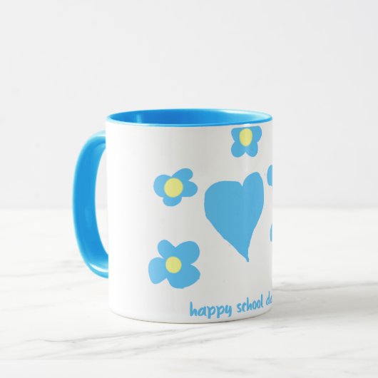 cute back to school mug マグカップ (正面左)