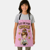 Cute Baker Girl Just One More Cookie エプロン (インサイチュ)