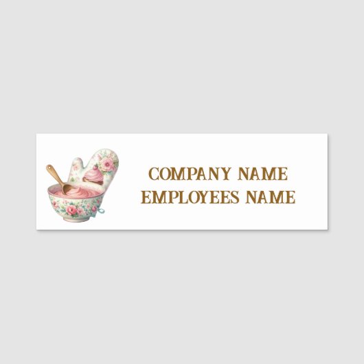 Cute Bakery add names 名札 (正面)