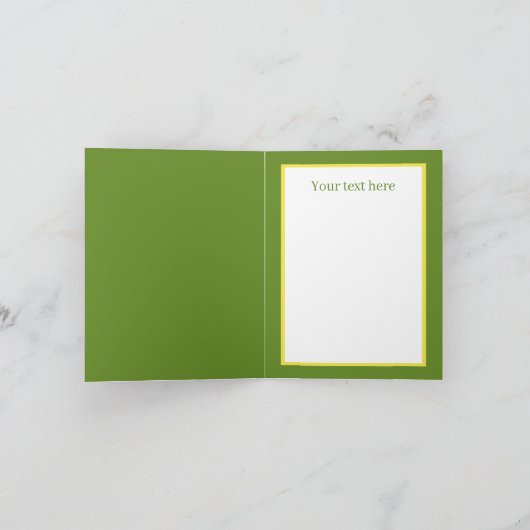 Cute Bakery lemon pie customizable カード (内部)