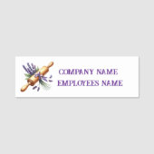 Cute Bakery rolling pin add names  名札 (正面)