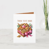 Cute Bakery sweet box customizable カード (正面)