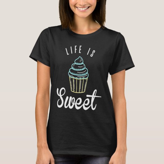 Cute Baking For Cupcake  and Pastry Chef Moms Tシャツ (正面)