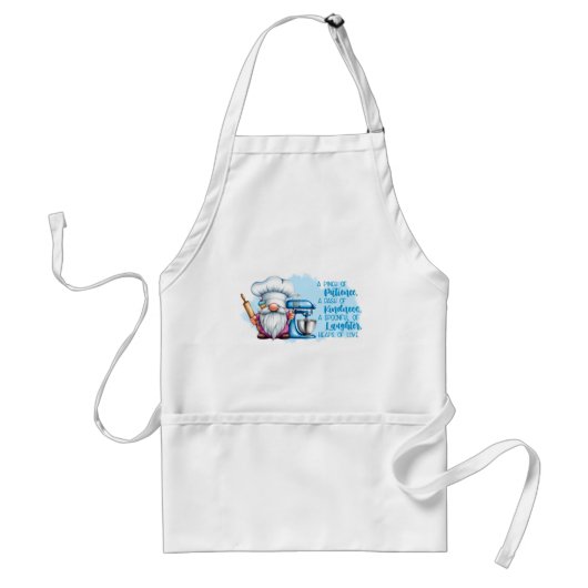 Cute Baking Gnome Apron | Funny Kitchen Gift for B スタンダードエプロン (正面)