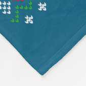 Cute Bald Eagles Christmas Ugly Xmas Sweater Patri フリースブランケット (角)