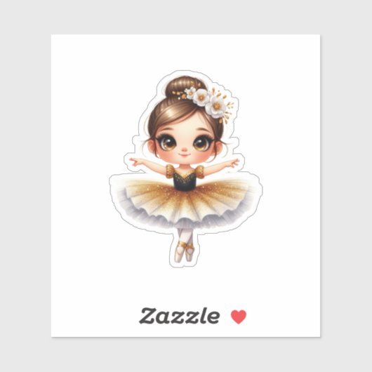 Cute Ballerina シール (シート)