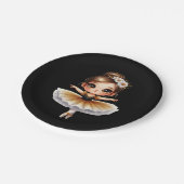 Cute Ballerina ペーパープレート (アングル)