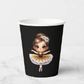 Cute Ballerina 紙コップ (正面)